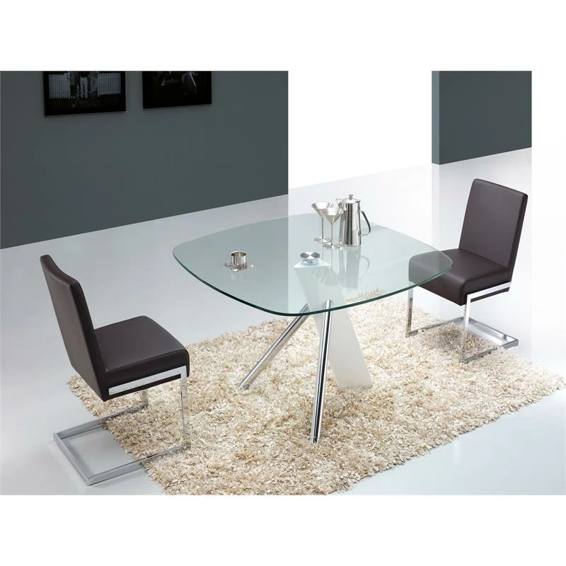 Cheapest 🔥 Casabianca Furniture Casabianca Modern Fontana Faux Leather Dining Chair In Brown 🥰 6 Cheapest 🔥 Casabianca Furniture Casabianca Modern Fontana Faux Leather Dining Chair In Brown 🥰 - Image 4