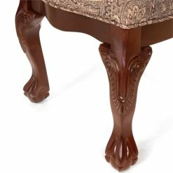 Promo ❤️ Furniture Of America Wilson Wood Dining Arm Chair In Brown Cherry (Set Of 2) 🛒 -Cheap Office Chairs Store 1444688 4 L