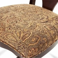 Budget 😍 Furniture Of America Wilson Wood Padded Dining Chair In Brown Cherry (Set Of 2) 👏 -Cheap Office Chairs Store 1444689 2 L