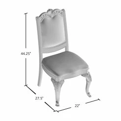 Outlet 😍 Furniture Of America Ramsaran Fabric Dining Chair In Brown Cherry (Set Of 2) 💯 -Cheap Office Chairs Store 1444738 4 L