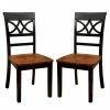 Top 10 🎁 Furniture Of America Maxey Wood Dining Chair In Black And Cherry (Set Of 2) 👏 -Cheap Office Chairs Store 1444923 6 L
