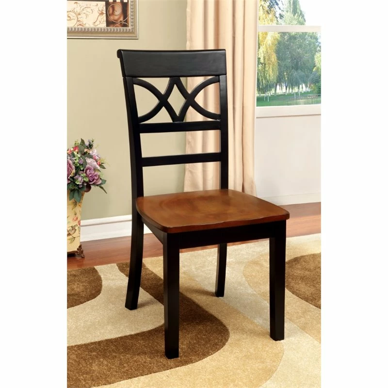 Top 10 🎁 Furniture Of America Maxey Wood Dining Chair In Black And Cherry (Set Of 2) 👏 4 Top 10 🎁 Furniture Of America Maxey Wood Dining Chair In Black And Cherry (Set Of 2) 👏 - Image 2