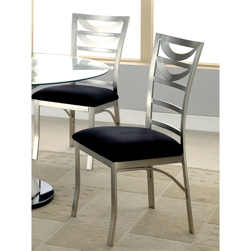 Best reviews of 👏 Furniture Of America Halliway Stainless Steel Dining Chair In Silver (Set Of 2) 👏 5 Best reviews of 👏 Furniture Of America Halliway Stainless Steel Dining Chair In Silver (Set Of 2) 👏 - Image 3