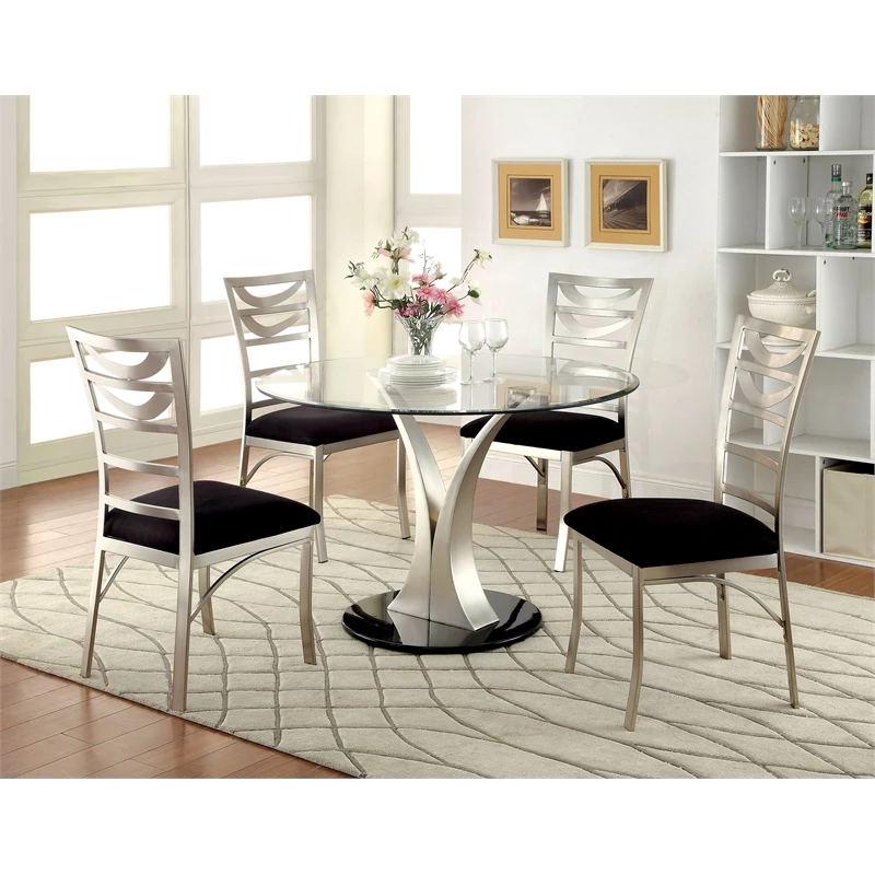 Best reviews of 👏 Furniture Of America Halliway Stainless Steel Dining Chair In Silver (Set Of 2) 👏 6 Best reviews of 👏 Furniture Of America Halliway Stainless Steel Dining Chair In Silver (Set Of 2) 👏 - Image 4