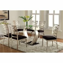 Best reviews of 👏 Furniture Of America Halliway Stainless Steel Dining Chair In Silver (Set Of 2) 👏 13 Best reviews of 👏 Furniture Of America Halliway Stainless Steel Dining Chair In Silver (Set Of 2) 👏 -Cheap Office Chairs Store 1444997 4 L