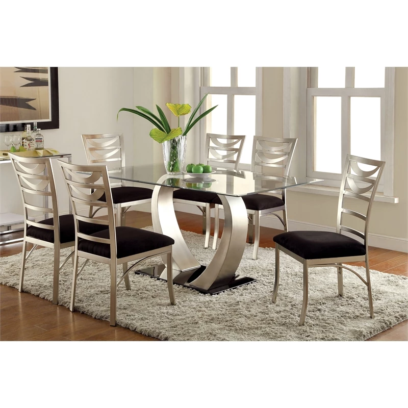 Best reviews of 👏 Furniture Of America Halliway Stainless Steel Dining Chair In Silver (Set Of 2) 👏 7 Best reviews of 👏 Furniture Of America Halliway Stainless Steel Dining Chair In Silver (Set Of 2) 👏 - Image 5