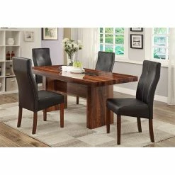 New 🛒 Furniture Of America Rosa Faux Leather Dining Chair In Brown Cherry (Set Of 2) 🌟 13 New 🛒 Furniture Of America Rosa Faux Leather Dining Chair In Brown Cherry (Set Of 2) 🌟 -Cheap Office Chairs Store 1445047 7 L