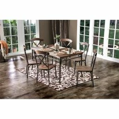 Best reviews of 😉 Furniture Of America Wagner Industrial Metal Dining Chair In Bronze (Set Of 2) ⌛ -Cheap Office Chairs Store 1445072 4 L