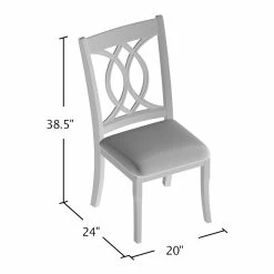 Brand new 😀 Furniture Of America Amersty Wood Dining Chair In Brown Cherry (Set Of 2) 😀 -Cheap Office Chairs Store 1464878 4 L