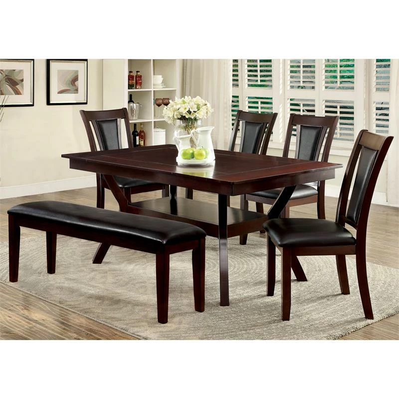 Best deal 😉 Furniture Of America Arena Wood Padded Dining Chair In Dark Cherry (Set Of 2) 🥰 7 Best deal 😉 Furniture Of America Arena Wood Padded Dining Chair In Dark Cherry (Set Of 2) 🥰 - Image 5