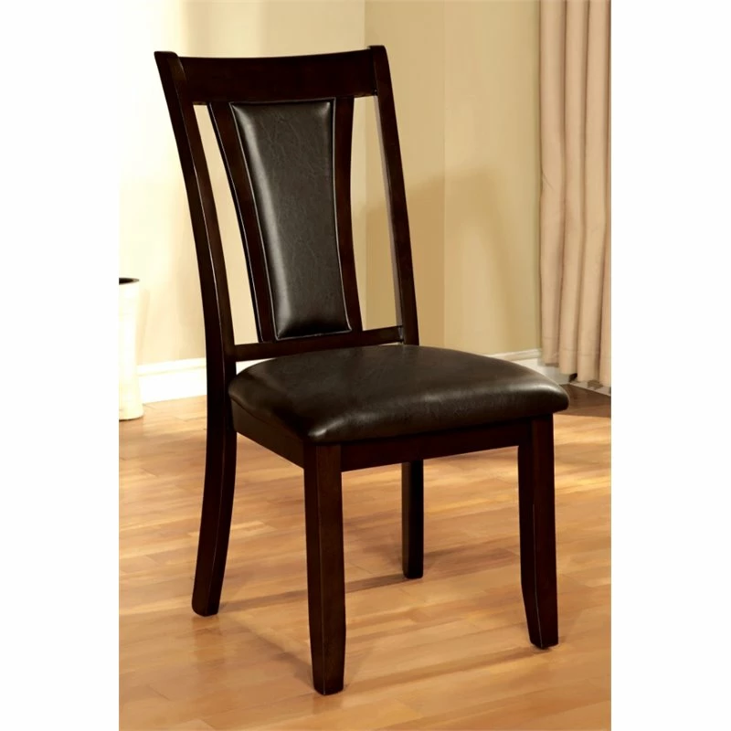Best deal 😉 Furniture Of America Arena Wood Padded Dining Chair In Dark Cherry (Set Of 2) 🥰 4 Best deal 😉 Furniture Of America Arena Wood Padded Dining Chair In Dark Cherry (Set Of 2) 🥰 - Image 2