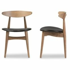 Brand new ✔️ Baxton Studio Edna Dining Chair In Black (Set Of 2) ⭐ 8 Brand new ✔️ Baxton Studio Edna Dining Chair In Black (Set Of 2) ⭐ -Cheap Office Chairs Store 1516333 3 L