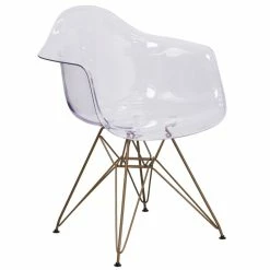 Promo 👍 Flash Furniture Transparent Dining Chair 🤩