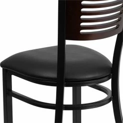 Coupon ๐ Flash Furniture Metal Restaurant Dining Chair In Black And Walnut โจ 13 Coupon ๐ Flash Furniture Metal Restaurant Dining Chair In Black And Walnut โจ -Cheap Office Chairs Store 1522522 5 L