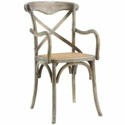 Discount 👏 Modway Gear Dining Arm Chair In Gray 🔔