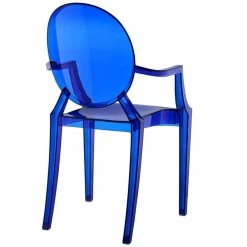 New ✨ Modway Casper Dining Arm Chair In Blue (Set Of 4) 🎉 -Cheap Office Chairs Store 1530790 2 L