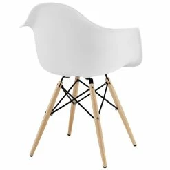 Cheapest 🔥 Modway Pyramid Dining Arm Chair In White ✨ -Cheap Office Chairs Store 1530823 2 L