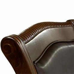 Hot Sale ⌛ Furniture Of America Alstroemeria Wood Side Chair In Brown Cherry (Set Of 2) 🎉 -Cheap Office Chairs Store 1544431 5 L