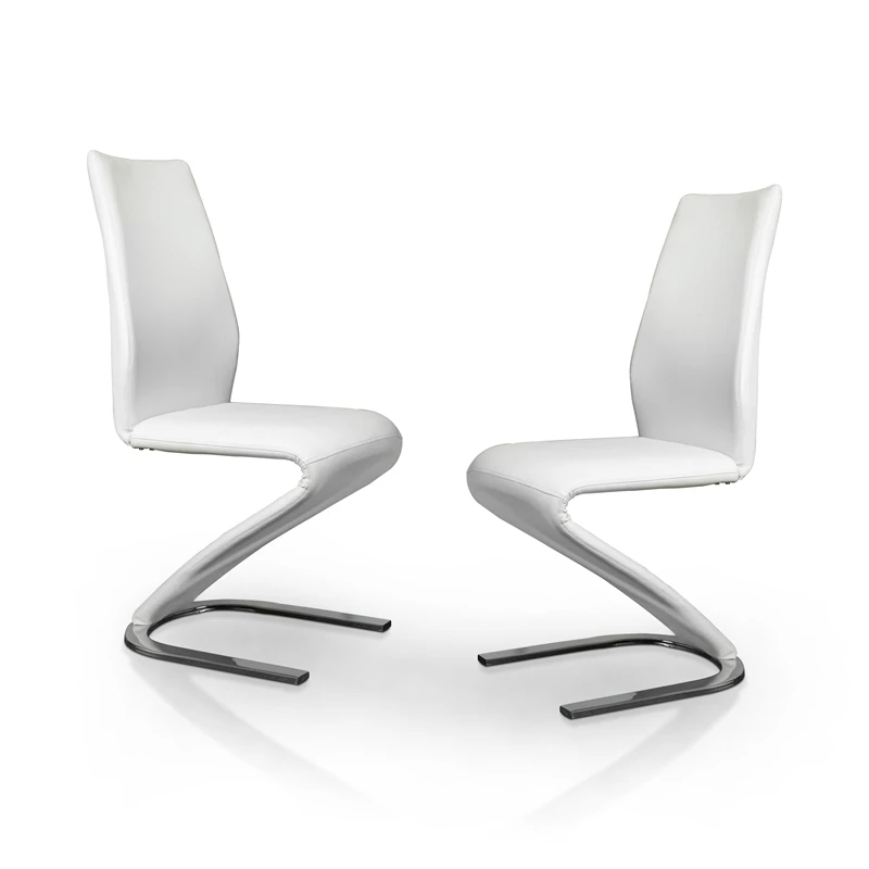 Deals 🔥 Furniture Of America Verdell Faux Leather Dining Chair In White (Set Of 2) 😉 7 Deals 🔥 Furniture Of America Verdell Faux Leather Dining Chair In White (Set Of 2) 😉 - Image 5