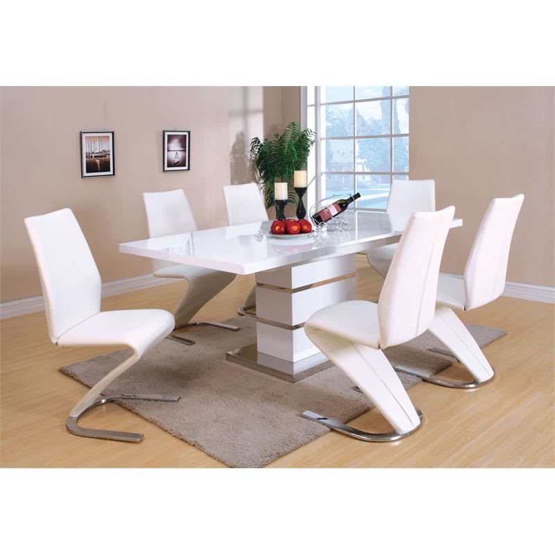 Deals 🔥 Furniture Of America Verdell Faux Leather Dining Chair In White (Set Of 2) 😉 8 Deals 🔥 Furniture Of America Verdell Faux Leather Dining Chair In White (Set Of 2) 😉 - Image 6
