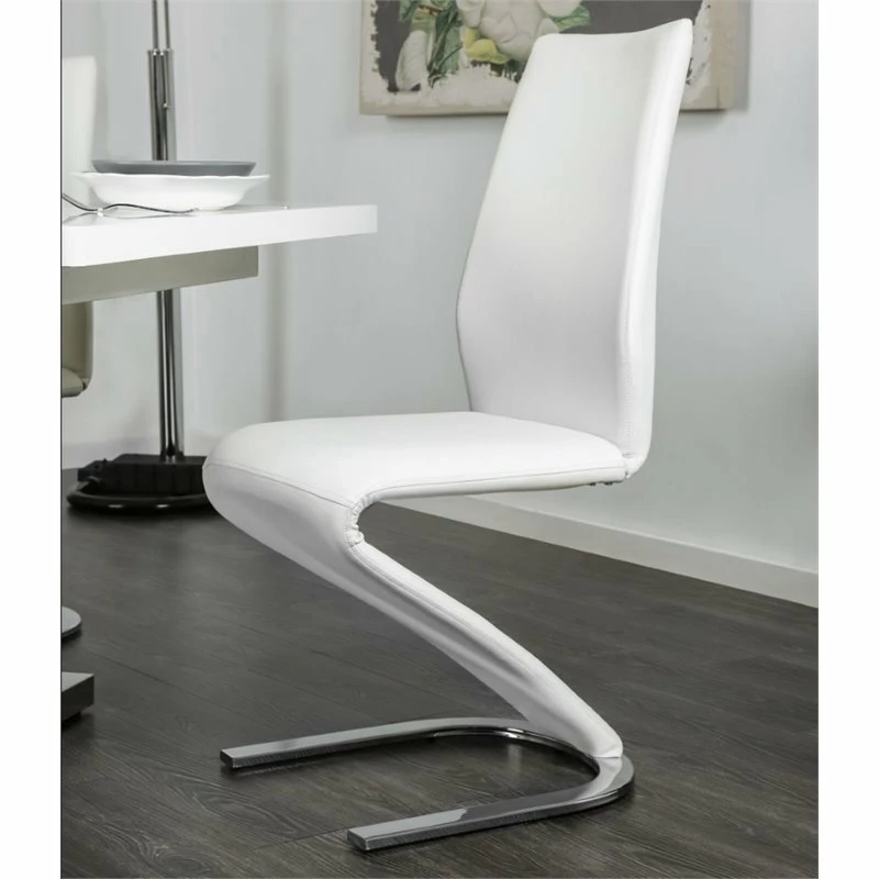 Deals 🔥 Furniture Of America Verdell Faux Leather Dining Chair In White (Set Of 2) 😉 5 Deals 🔥 Furniture Of America Verdell Faux Leather Dining Chair In White (Set Of 2) 😉 - Image 3