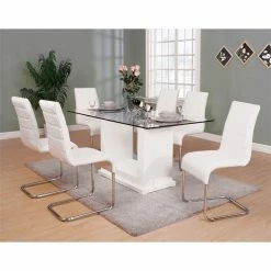 Cheapest 🌟 Furniture Of America Dorazio Faux Leather Dining Chairs In White (Set Of 2) ✔️ 19 Cheapest 🌟 Furniture Of America Dorazio Faux Leather Dining Chairs In White (Set Of 2) ✔️ -Cheap Office Chairs Store 1565502 94 L