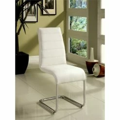 Cheapest 🌟 Furniture Of America Dorazio Faux Leather Dining Chairs In White (Set Of 2) ✔️ 14 Cheapest 🌟 Furniture Of America Dorazio Faux Leather Dining Chairs In White (Set Of 2) ✔️ -Cheap Office Chairs Store 1565502 L