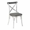 Best deal 🌟 Office Star Somerset X Back Antique White Metal Chair With Hardwood Vintage Seat Finish 🎁 2 Best deal 🌟 Office Star Somerset X Back Antique White Metal Chair With Hardwood Vintage Seat Finish 🎁 -Cheap Office Chairs Store 1615043 L