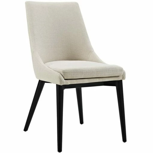 Promo 🌟 Modway Viscount Fabric Upholstered Dining Side Chair In Beige 🥰 -Cheap Office Chairs Store 1640764 L