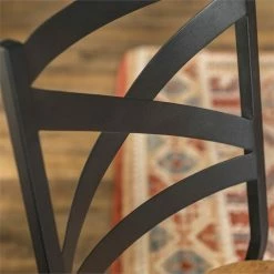 Brand new 🛒 Walker Edison X-Back Metal And Wood Dining Side Chairs (Set Of 2) - In Barnwood Brown 😉 -Cheap Office Chairs Store 1648942 6 L