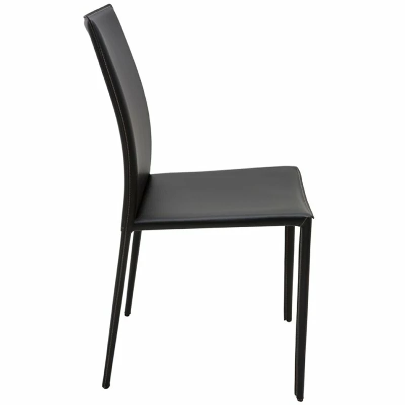 Deals ๐งจ Nuevo Sienna Leather Dining Side Chair In Black ๐คฉ 5 Deals ๐งจ Nuevo Sienna Leather Dining Side Chair In Black ๐คฉ - Image 3