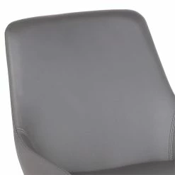 Best Sale ✔️ Armen Living Mia Faux Leather Dining Chair In Gray 💯 13 Best Sale ✔️ Armen Living Mia Faux Leather Dining Chair In Gray 💯 -Cheap Office Chairs Store 1658630 4 L