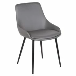 Best Sale โ๏ธ Armen Living Mia Faux Leather Dining Chair In Gray ๐ฏ