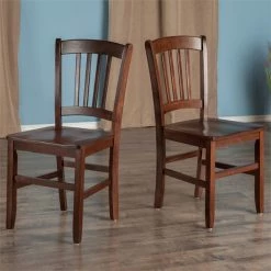 Hot Sale ๐ Winsome Madison Slat Back Dining Side Chair In Walnut (Set Of 2) ๐ 6 Hot Sale ๐ Winsome Madison Slat Back Dining Side Chair In Walnut (Set Of 2) ๐ -Cheap Office Chairs Store 1663105 1 L