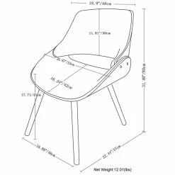 Discount ✨ Simpli Home Malden Bentwood Wood Back Dining Side Chair In Gray And Natural 🛒 13 Discount ✨ Simpli Home Malden Bentwood Wood Back Dining Side Chair In Gray And Natural 🛒 -Cheap Office Chairs Store 1663794 5 L