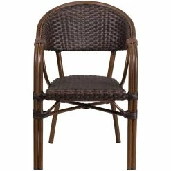 New 😀 Flash Furniture Milano Rattan Patio Dining Arm Chair In Dark Brown (Set Of 3) 🔥 7 New 😀 Flash Furniture Milano Rattan Patio Dining Arm Chair In Dark Brown (Set Of 3) 🔥 -Cheap Office Chairs Store 1677361 1 L