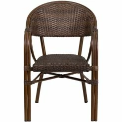 Flash Sale 🔥 Flash Furniture Milano Rattan Patio Dining Arm Chair In Cafe Brown 🎉 9 Flash Sale 🔥 Flash Furniture Milano Rattan Patio Dining Arm Chair In Cafe Brown 🎉 -Cheap Office Chairs Store 1677384 3 L