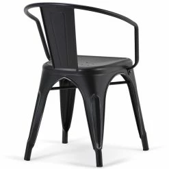 Cheapest 👏 Simpli Home Larkin Metal Dining Arm Chair In Black (Set Of 2) 🥰 10 Cheapest 👏 Simpli Home Larkin Metal Dining Arm Chair In Black (Set Of 2) 🥰 -Cheap Office Chairs Store 1691341 2 L