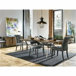 Wholesale ✔️ Universal Furniture Curated Belmont Dining Chair With Upholstered Seat In Midnight Espresso Finish 👏 -Cheap Office Chairs Store 1703135 2 L