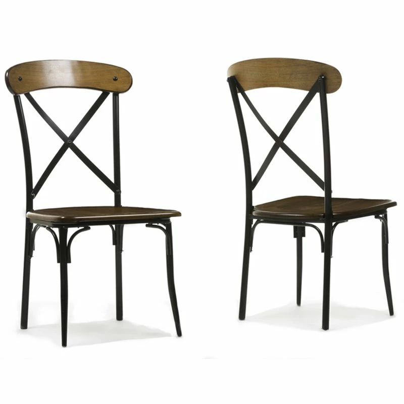 Cheapest 🛒 Baxton Studio Broxburn Dining Side Chair In Brown And Black (Set Of 2) ⭐ 3 Cheapest 🛒 Baxton Studio Broxburn Dining Side Chair In Brown And Black (Set Of 2) ⭐