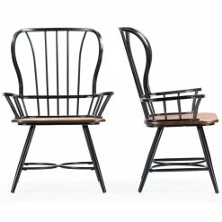 Best Pirce 🎁 Baxton Studio Longford Windsor Dining Side Chair In Black (Set Of 2) 🎉 8 Best Pirce 🎁 Baxton Studio Longford Windsor Dining Side Chair In Black (Set Of 2) 🎉 -Cheap Office Chairs Store 1706978 2 L