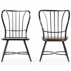 Best Pirce 🎁 Baxton Studio Longford Windsor Dining Side Chair In Black (Set Of 2) 🎉 9 Best Pirce 🎁 Baxton Studio Longford Windsor Dining Side Chair In Black (Set Of 2) 🎉 -Cheap Office Chairs Store 1706978 3 L