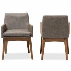 Buy ✔️ Baxton Studio Nexus Dining Arm Chair In Gray And Brown (Set Of 2) 😍 13 Buy ✔️ Baxton Studio Nexus Dining Arm Chair In Gray And Brown (Set Of 2) 😍 -Cheap Office Chairs Store 1707505 3 L