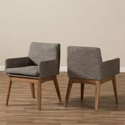 Buy ✔️ Baxton Studio Nexus Dining Arm Chair In Gray And Brown (Set Of 2) 😍 16 Buy ✔️ Baxton Studio Nexus Dining Arm Chair In Gray And Brown (Set Of 2) 😍 -Cheap Office Chairs Store 1707505 6 L