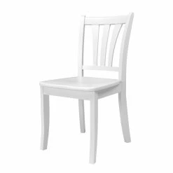 Deals 🎉 Corliving Dillon Dining Chair In White Wood (Set Of 2) 🥰 -Cheap Office Chairs Store 1724733 15 L