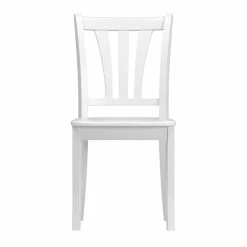 Deals 🎉 Corliving Dillon Dining Chair In White Wood (Set Of 2) 🥰 -Cheap Office Chairs Store 1724733 8 L