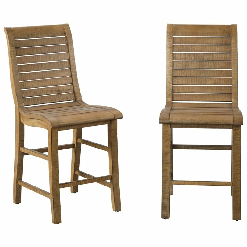 Promo ๐ Progressive Furniture Willow Set Of 2 Wood Counter Chairs Distressed Pine ๐ 3 Promo ๐ Progressive Furniture Willow Set Of 2 Wood Counter Chairs Distressed Pine ๐