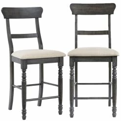 Top 10 โ๏ธ Progressive Furniture Muse Wood Ladderback Counter Chairs Set 2 Weathered Pepper ๐ 18 Top 10 โ๏ธ Progressive Furniture Muse Wood Ladderback Counter Chairs Set 2 Weathered Pepper ๐ -Cheap Office Chairs Store 1730953 6 L