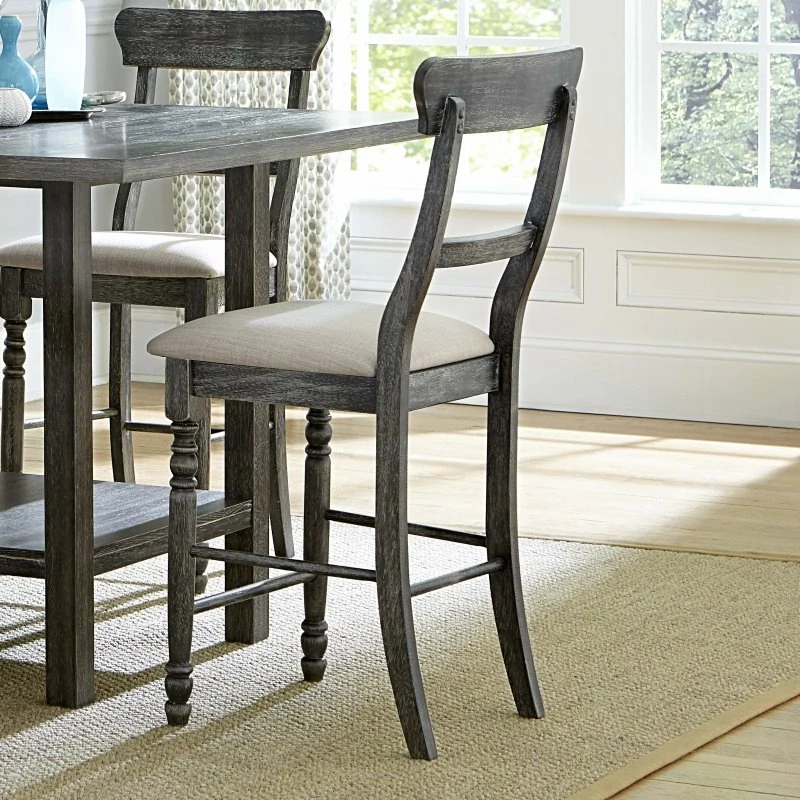 Top 10 โ๏ธ Progressive Furniture Muse Wood Ladderback Counter Chairs Set 2 Weathered Pepper ๐ 4 Top 10 โ๏ธ Progressive Furniture Muse Wood Ladderback Counter Chairs Set 2 Weathered Pepper ๐ - Image 2