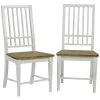 Promo ✨ Progressive Furniture Shutters Set Of 2 Wood Dining Side Chairs In Oak And White 🎁 -Cheap Office Chairs Store 1731055 3 L
